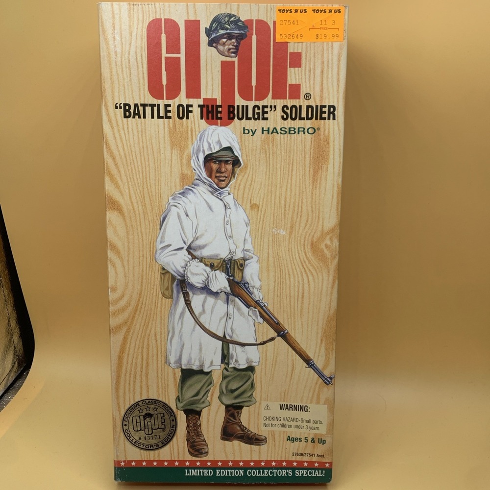 VINTAGE G.I. JOE "BATTLE OF THE BULGE" HASBRO NIB 1996 BRAND NEW SEALED!
